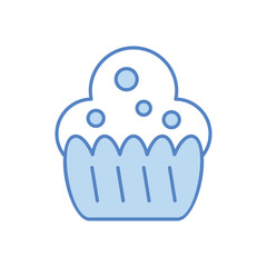 Cupcake  vector icon
