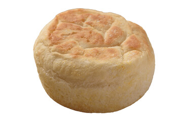 Fresh homemade English muffins for breakfast