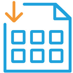 Operator interface miscellaneous outline icon pack