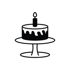 Cake  vector icon