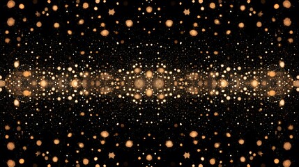 Golden Glitter Lights Sparkle Background
