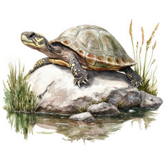 Fototapeta premium Turtle Clipart Vector Illustration