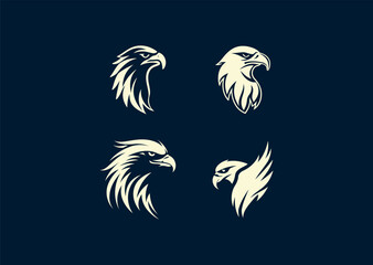 Vector illustration of Eagle Logo Design