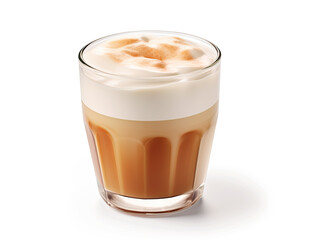 Warm Creamy Coffee Drink with Whipped Cream and Spice