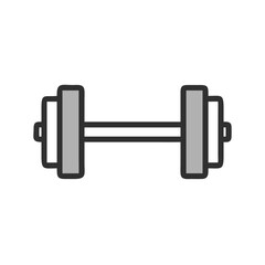 dumbbell isolated on white background