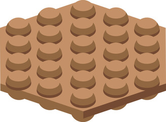 Close up view of a waffle iron creating perfectly round waffles, ready for a delicious breakfast