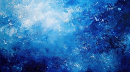 Abstract, blue background. Generative AI