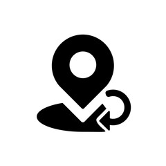 Passenger flow analysis  Library black icon pack