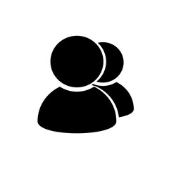 Passenger flow analysis  Library black icon pack