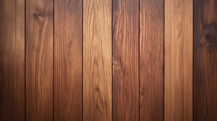 Fototapeta premium Rich walnut wood grain texture with warm tones and natural patterns, perfect for interior design or furniture projects