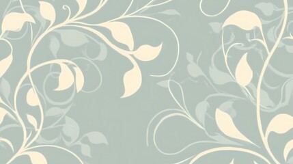 Elegant floral design, pastel background