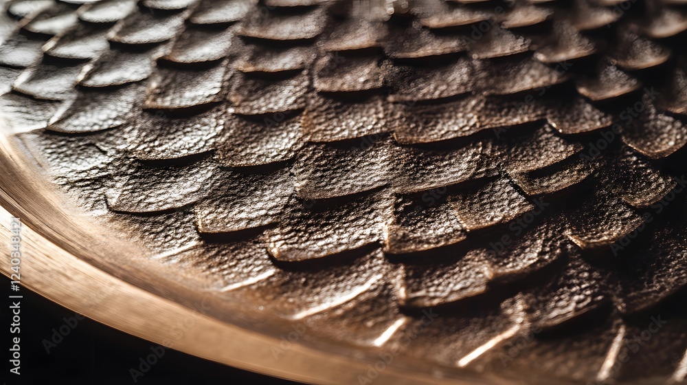 Poster abstract brown scale pattern texture background detailed closeup macro