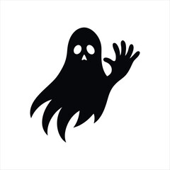 hands black and white ghost