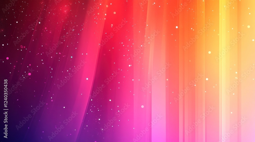Poster abstract colorful gradient background with sparkling lights
