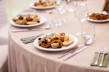 Festive table setting