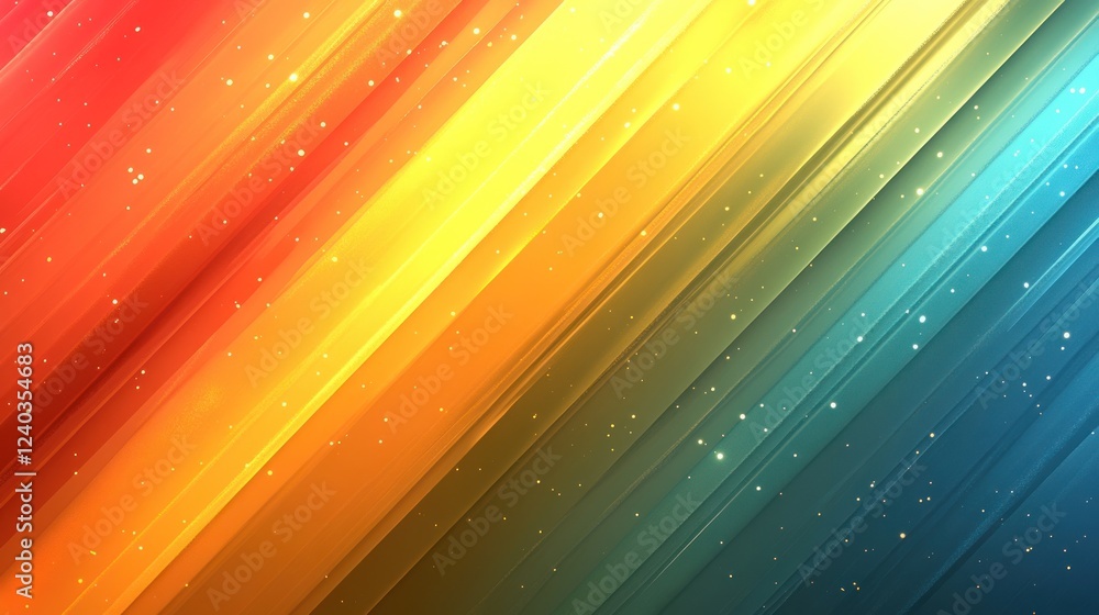 Poster abstract diagonal lines gradient color background