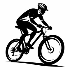 person riding a bike