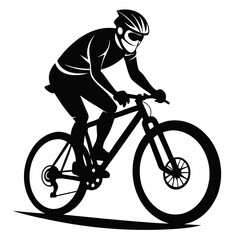 Obraz premium person riding a bicycle