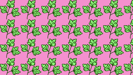 coriander pattern background
