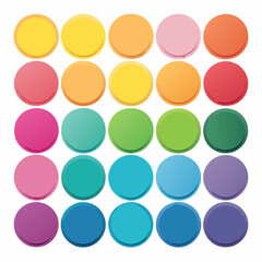  palette design with different colour