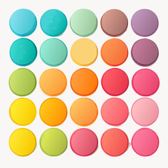  palette design with different colour