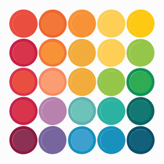  palette design with different colour