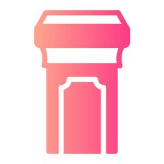 Column  gradient icon