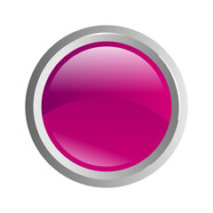 magenta glossy push button