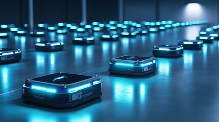 Advanced robotics ensuring precise inventory management.