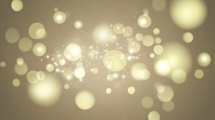 Golden Bokeh Abstract Background Design.  A beautiful and soft focus light effect graphic. Perfect for wallpaper or digital art projects.  A captivating abstract design with a golden light effect.