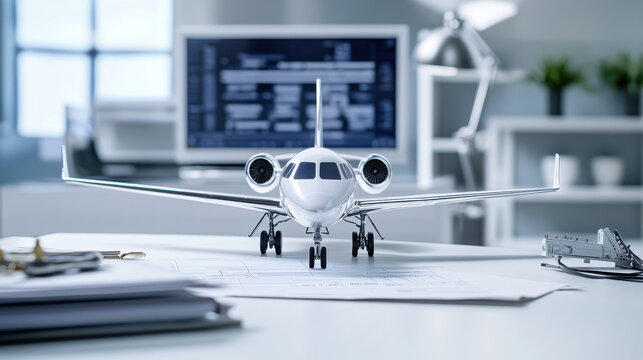 aviation training and engineer education concept