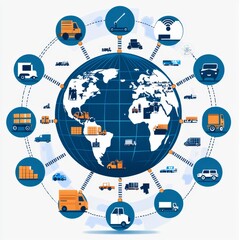 Global Logistics and Transportation Network for Efficient Cargo Management and Delivery Solutions