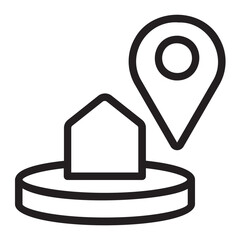 location line icon