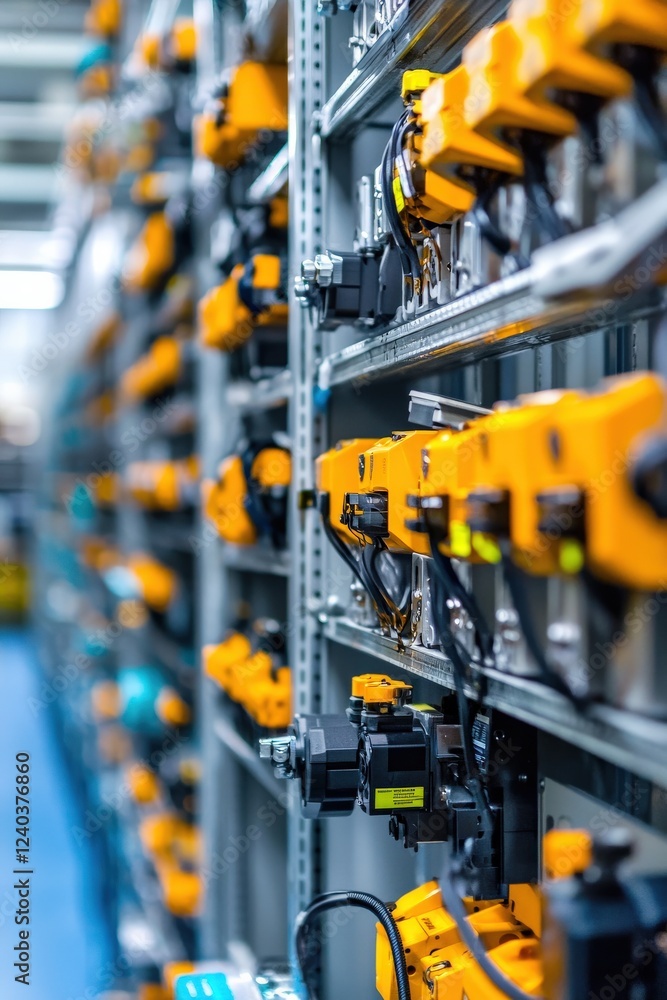 Poster automation driving efficiency in storage systems.