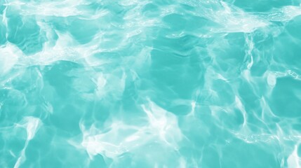 Obraz premium Mesmerizing Mint Green Water Surface, Stunning Abstract Water Patterns, Delicate Water Ripple Effects