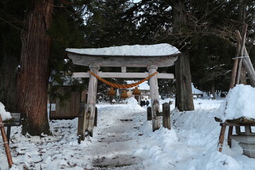 Shirakawa Hachiman Shrine.