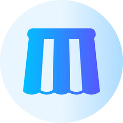 roof gradient icon
