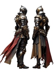 Detailed Fantasy Knight Armor 3d Render High Resolution Images