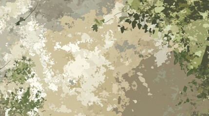Obraz premium Abstract Nature Inspired Wall Art with Subtle Colors and Textures