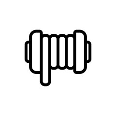 cable reel icon. Sleeping time icon, simple flat style, illustration, logo sign symbol pictogram template, for ui or ux isolated on white for mobile app, editable