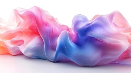 Obraz premium Abstract Flowing Gradient Colors. Generative AI