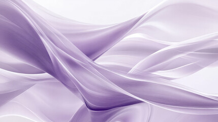 Fluid lavender and white abstract design