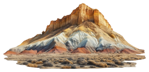 PNG Desert mountain landscape layers geological.