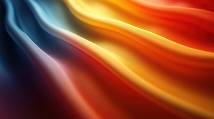 Abstract colorful fabric waves, gradient background