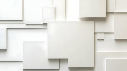 White square geometric background texture