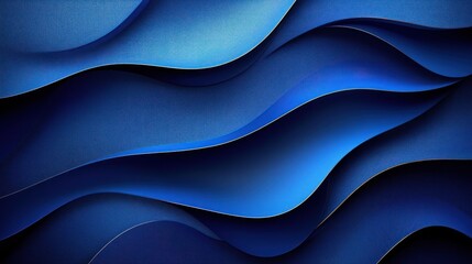 Obraz premium Abstract Blue Waves, Design, Background, Texture