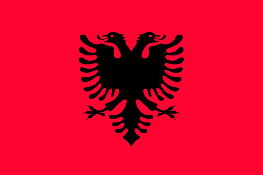 Naklejki Albania Flag