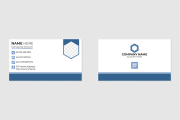 Creative and modern business card simple design templates