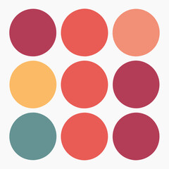  color plater  colorful design