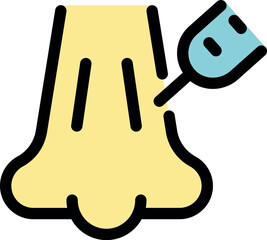 Nasal spray being used for treatment of rhinitis, allergies or other nasal conditions